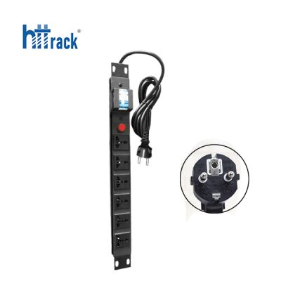 Thanh nguồn PDU Universal 6 Port - Phích cắm 2 Chấu
