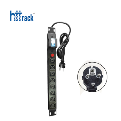 Thanh nguồn PDU Chuẩn C13 6 Port - Phích cắm 2 Chấu