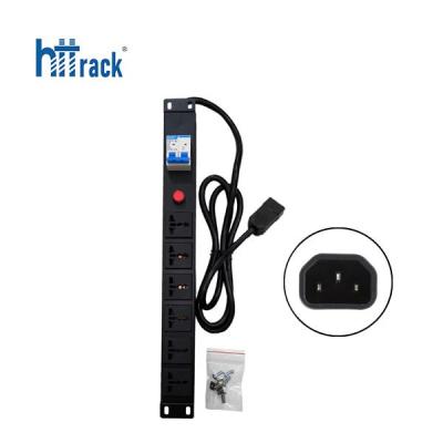 Thanh nguồn PDU Universal 6 Port - Phích cắm C14 (HTTP-PDU6PC14)