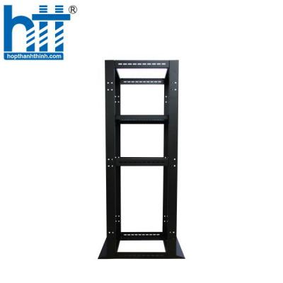 Tủ Mạng VietRack 4 Posts Open Rack 27U 600 x 850, Black (VRO27-485)