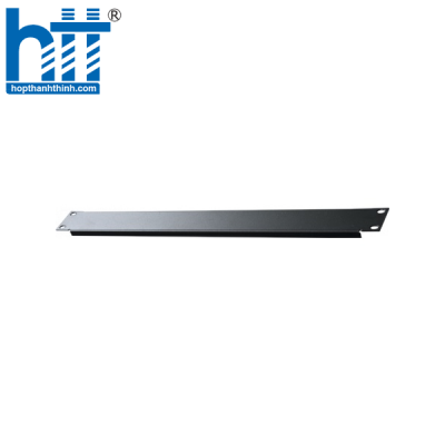 Thanh che tủ mạng VietRack Panel 2U, Black (VRMH02-B)