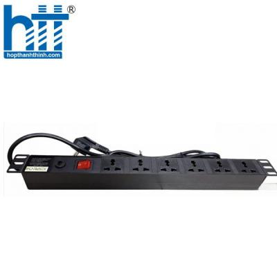 Thanh nguồn ikorack PDU Universal 6 Outlets, PCE plug, MCB 32A (IP6UNV32)