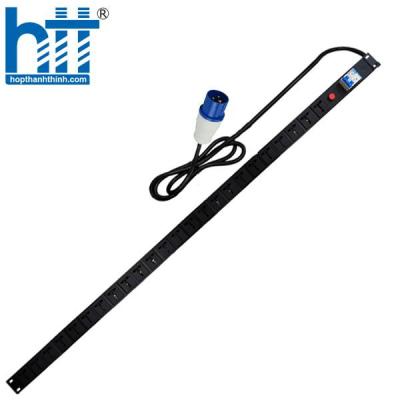 Thanh nguồn Ikorack PDU C13 24 Outlets, Schuko plug 16A (IP24C1316)