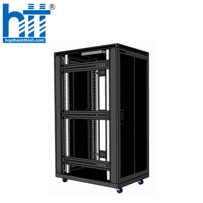 Tủ mạng UNIRACK 27U sâu D600 - 2 cửa lưới (UNR-27UD600-2CL)