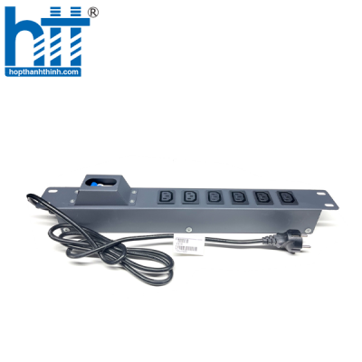 Thanh nguồn Unirack PDU 6 chấu C13 MCB 20A (UNR-P6M20/1U-C13)