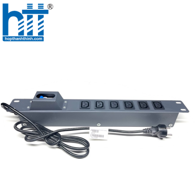 Thanh nguồn UniRack PDU 6 chấu C13  MCB 32A (UNR-P6M32/1U-C13)
