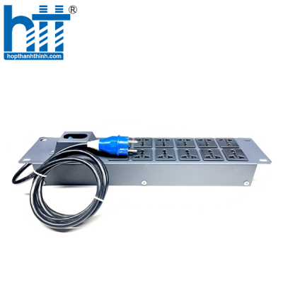 Thanh nguồn Unirack PDU 12 chấu đa  năng MCB 20A (UNR-P12M20/2U)