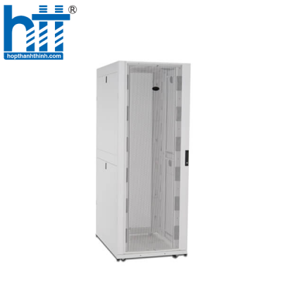 Tủ mạng APC Rack NetShelter SX 48U, D1200, Cửa Lưới, Màu Trắng (AR3307W)