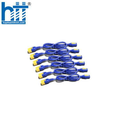  Dây Nguồn PDU APC 6 ea, Locking, C13 to C14, 1.2m, Blue (AP8704S-WWX590)