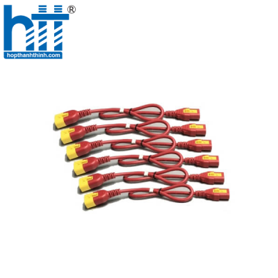 Dây Nguồn PDU APC 6 ea, Locking, C13 to C14, 1.8m, Red (AP8706S-WWX340)