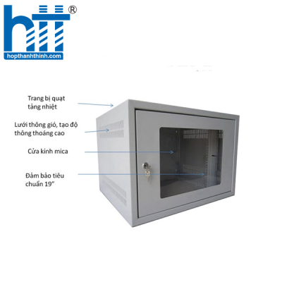 Tủ mạng COMRACK treo tường H560 x W550 x D500 (CRNW-10500)