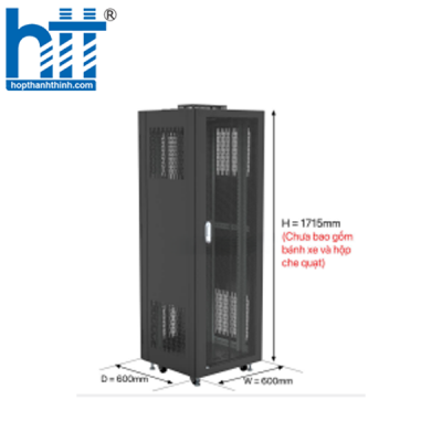 Tủ mạng 3CElectric 36U D600 (3C-R36B06)