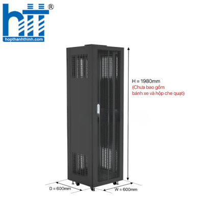 Tủ mạng 3CElectric 42U D600 (3C-R42B06)