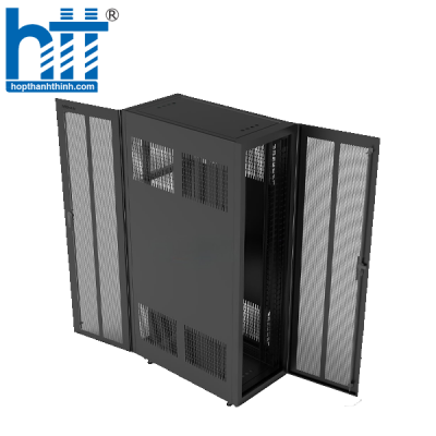 Tủ mạng 3CElectric Data 42U D1200, chuẩn 23 inch chuyển đổi 19 inch (3C-DR42U19/23W800D1200B)