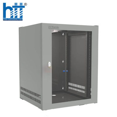 Tủ rack 3CElectric 15U D600 treo tường (3C-R15B06TW)