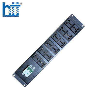 Thanh nguồn 3CElectric PDU 12 ổ cắm 3 chấu đa dụng, có MCB 2P 32A (3C-P19M12MCB32)