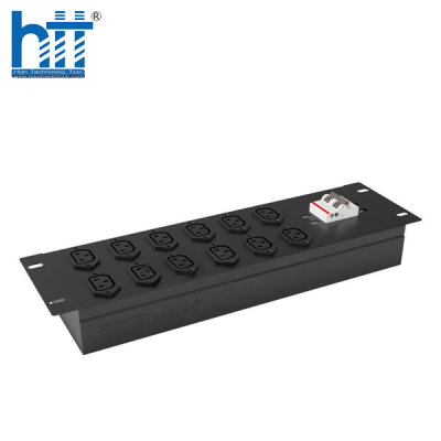 Ổ cắm tủ rack 3CElectric 12 ổ cắm C13 (02 hàng ngang), có MCB 2P 32A (3C-P19M12C13MCB32)