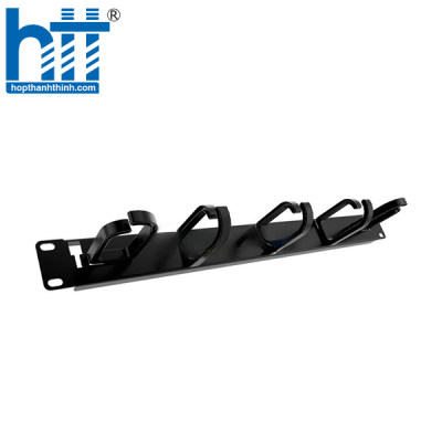 Thanh quản lý cáp ngang 3CElectric dạng tai gài 1U 19 inch (3C-TR19U45x45B-T)