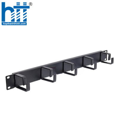 Thanh quản lý cáp ngang 3CElectric dạng tai cài 1U 23inch (3C-TR23U45x45B-T)